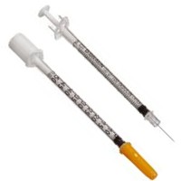 Material Medico-Hospitalar Seringas para Insulina 1ml c  agulha Material de Consumo  vitrilab