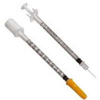 Material Medico-Hospitalar Seringas para Insulina 1ml s  agulha Material de Consumo  vitrilab