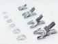Material Metalico Clips para esmerilados 10mm Clips  vitrilab